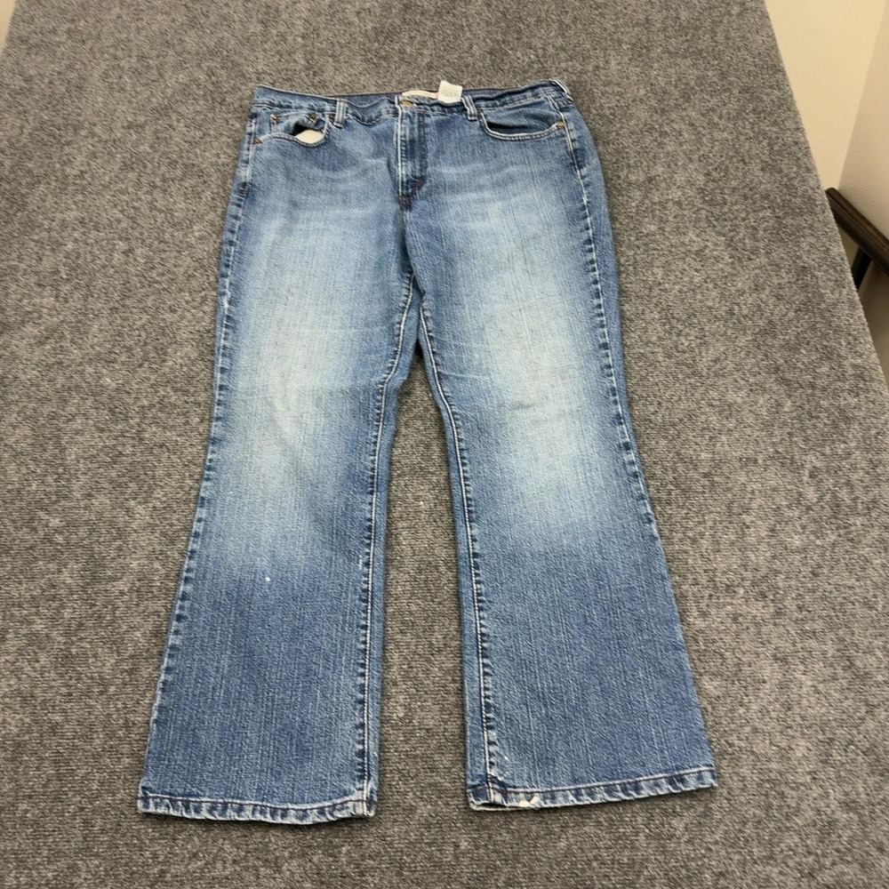 Levis Jeans Womens 16 S Blue Denim 515 Bootcut Stretch Casual Y2K Style